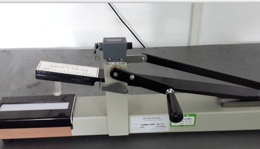 AATCC 8 Độ bền màu chống lại sự cắt xén: Phương pháp Crockmeter
