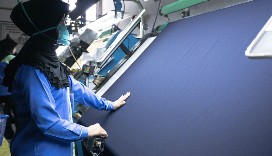 AATCC TM163 Obstojnost barve - Prenos barve v skladišču - tkanina na tkanino
