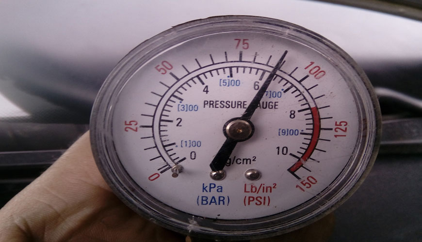 Test de pression AMS 2602 - 25 Psi