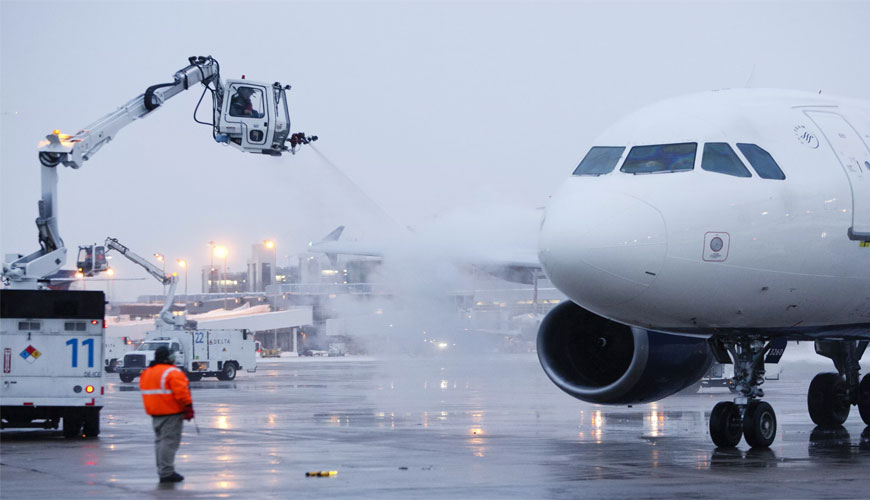 AMS1435 Liquid Runway De-icer - Test for Anti-icing Product
