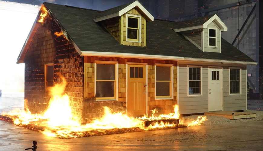 AS 1530 Yapı Malzemeleri için Yangın Testi