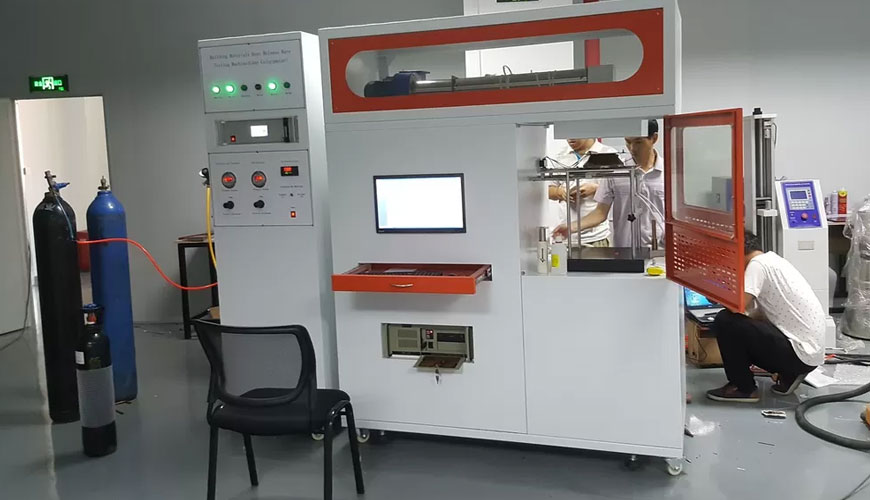 AS NZS 3837 Malzemeler için Isı ve Duman Salınım Oranları ve Oksijen Tüketimi Kalorimetresi Kullanan Ürünler için Test Yöntemi