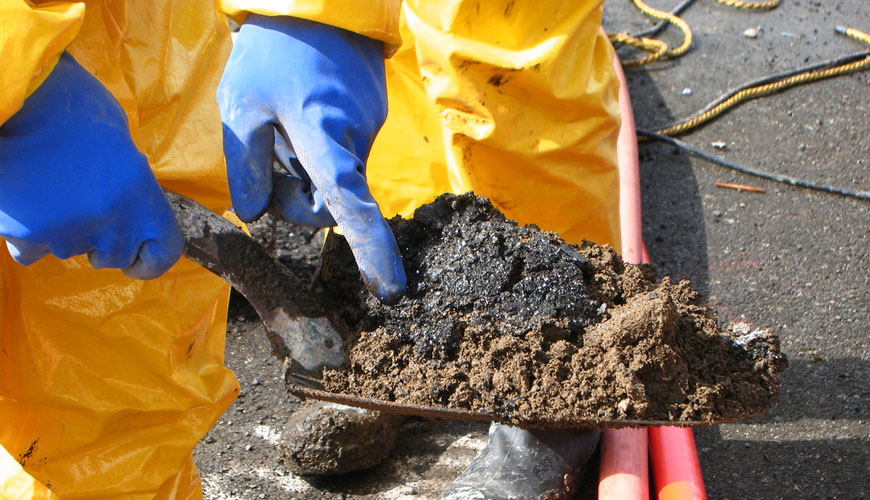 تست استاندارد ASTM 0427 برای عوامل انقباض خاک به روش جیوه
