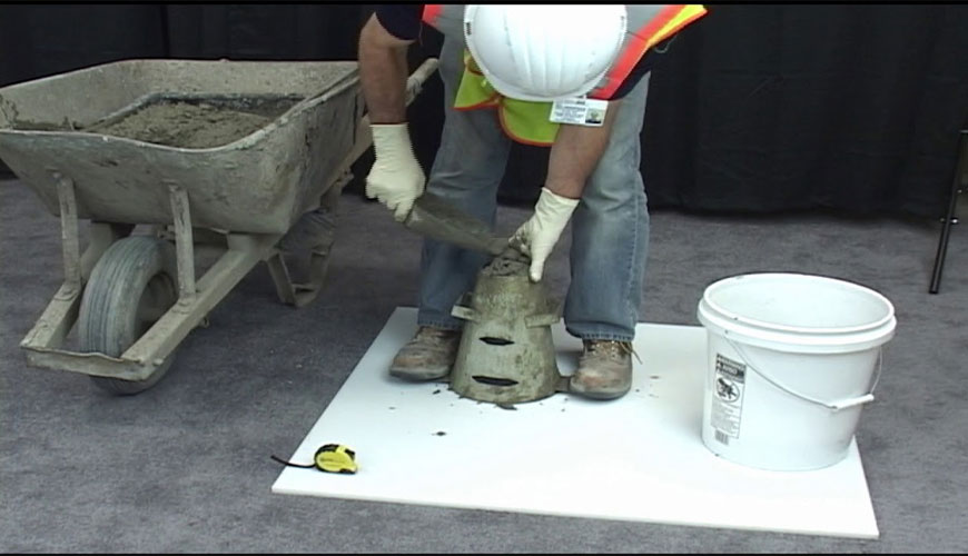 ASTM C109 Tlačno testiranje hidravličnih cementnih malt