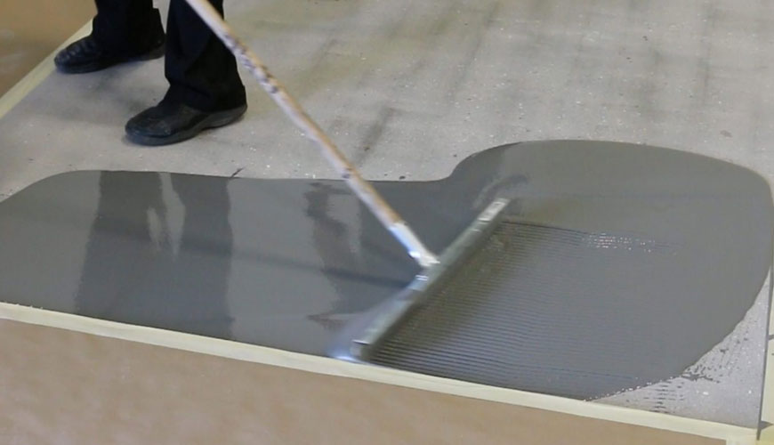 ASTM C580 szabványos vizsgálati módszer vegyszerálló habarcsok, hézagok, monolit felületek és polimer betonok hajlítószilárdságára