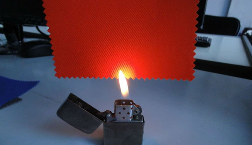 Standardna preskusna metoda ASTM D6413 za odpornost tekstila proti ognju