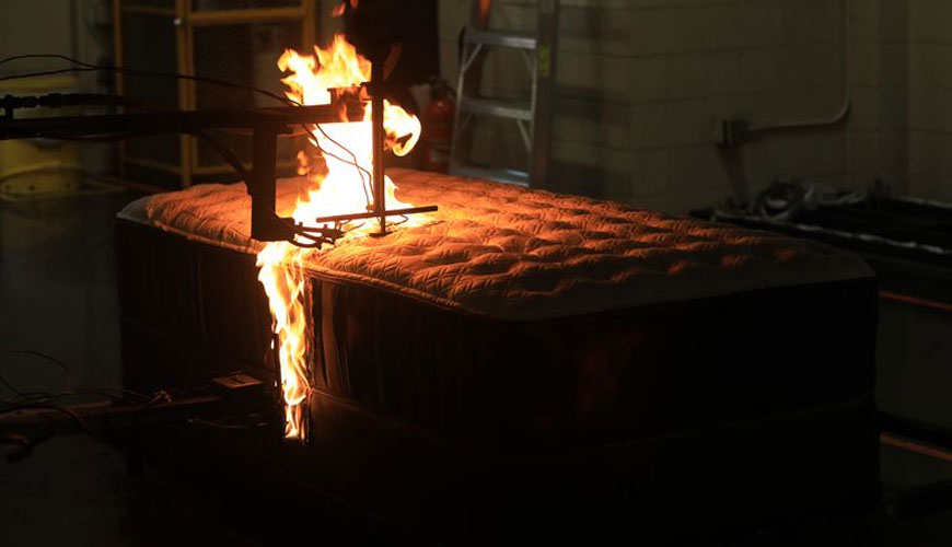 ASTM E1590 Стандартный метод испытаний матрасов на огнестойкость