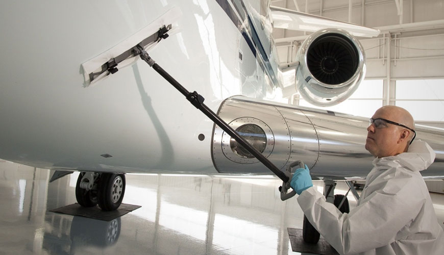 Standardna preskusna metoda ASTM F1104 za pripravo tekočih čistilnih spojin za letala na vodni osnovi za testiranje stabilnosti pri shranjevanju