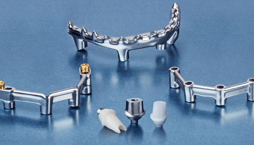 ASTM F136 kovácsolt titán, 6 alumínium, 4 vanádium ELI (Extra Low Passage) szabványos teszt sebészeti implantátum alkalmazásokhoz
