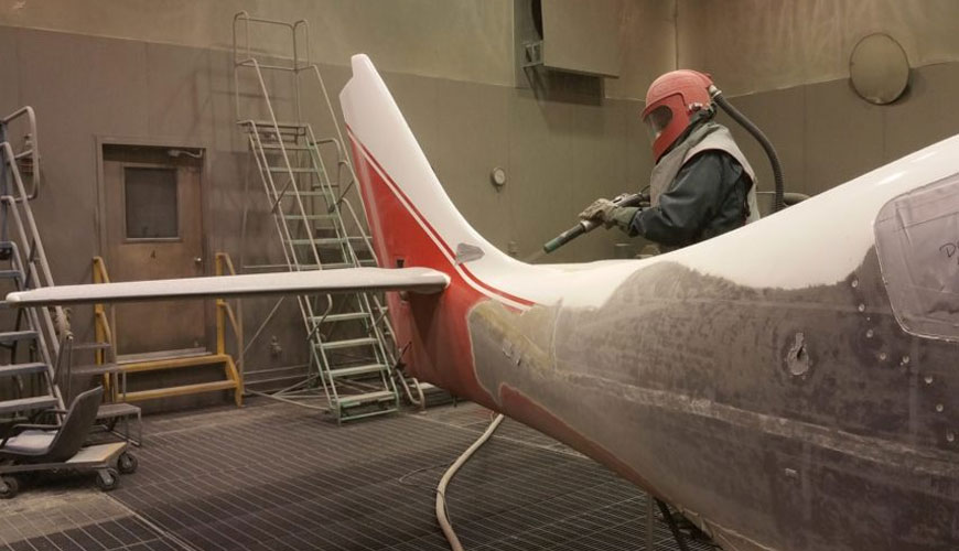 روش تست استاندارد ASTM F485 برای اثرات پاک کننده ها بر سطوح رنگ نشده هواپیما