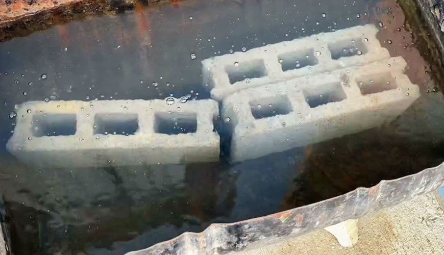 BS 1881-122 Testiranje betona - Standardni test za določanje vpojnosti vode