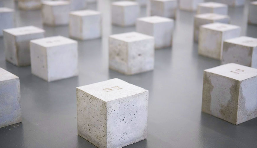 BS 1881-124 Beton Testi - Sertleşmiş Betonun Analizi İçin Standart Test