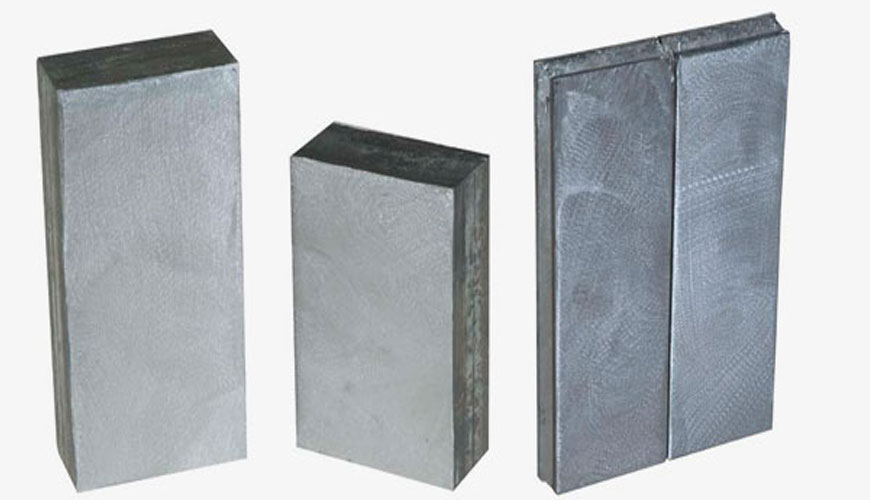 BS 4513 Radyasyon Kalkanı için Kurşun Tuğlaların Özellikleri Testi