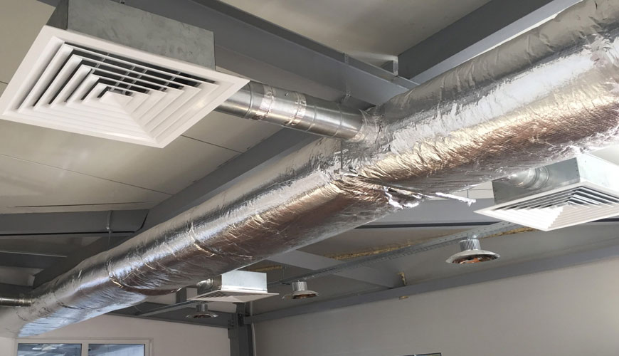 BS 476-24 Yapı Malzemeleri ve Yapıları Üzerinde Yangın ve Havalandırma Kanallarının Yangına Dayanıklılığını Belirleme Testi