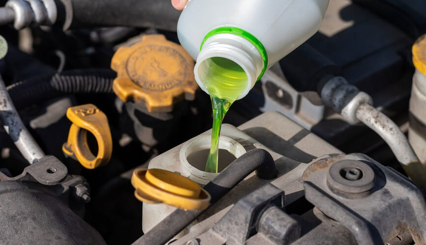 BS 6580 Korozyon Önleyici - Motor Soğutma Sıvısı Konsantresi için Test