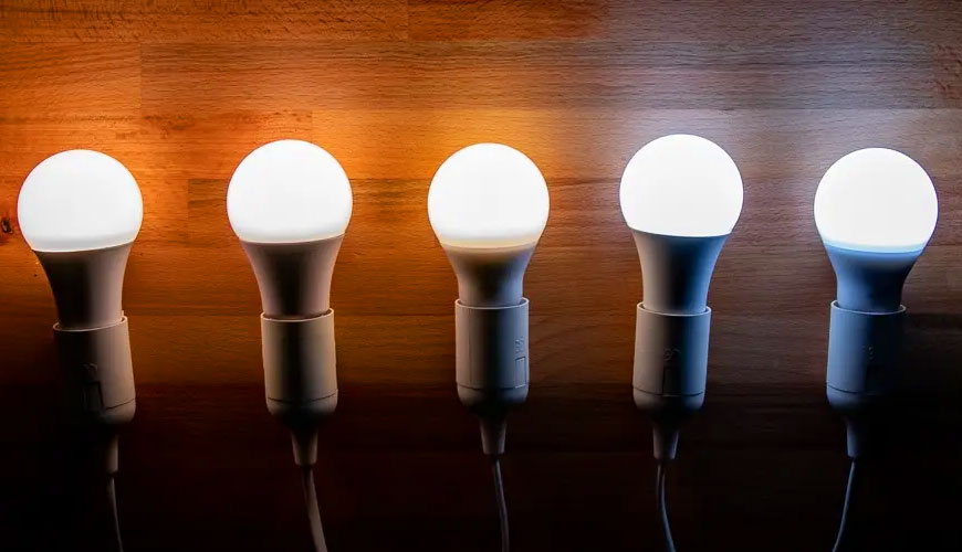 CIE 177 Beyaz LED Işık Kaynaklarının Renkli Görünümü Standart Testi