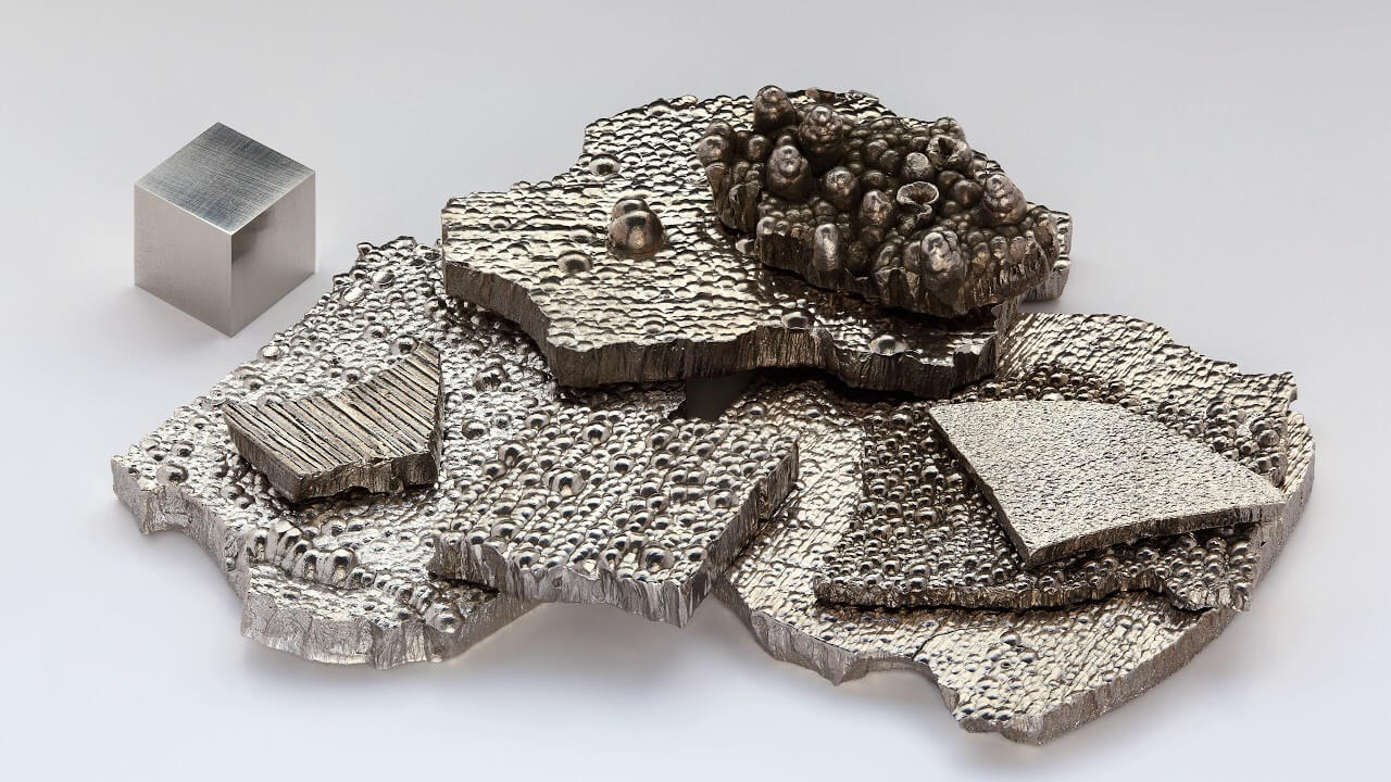 Co, análisis de minerales de cobalto