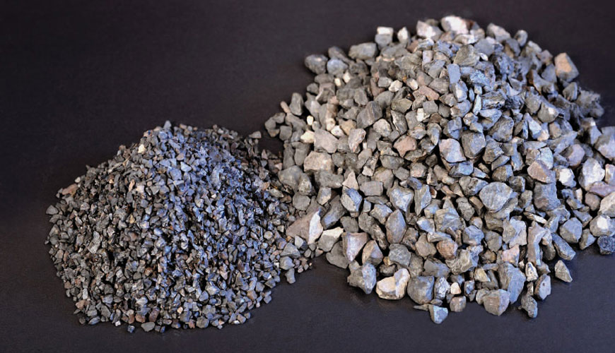 CRD-C130-01 Kurs Agrega Parçacıklarının Çizilme Sertliğini Tahmin Etmek için Standart Uygulama