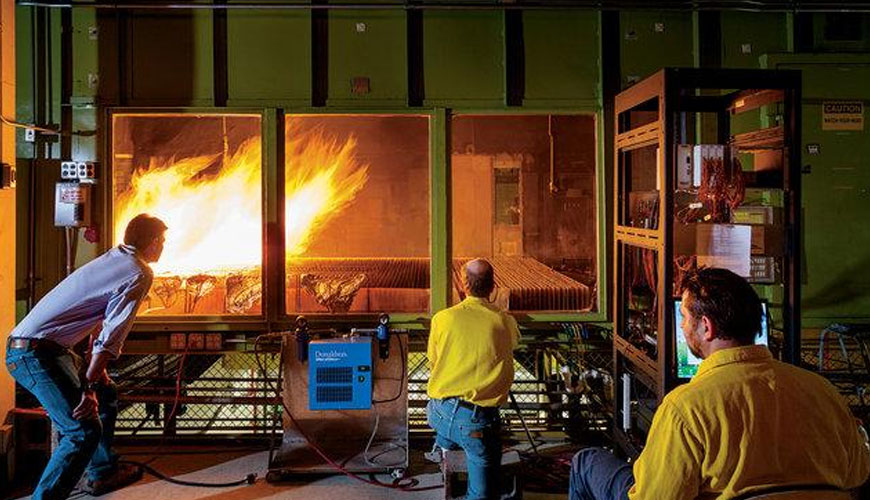 DIN 4102-16 Obnašanje gradbenih materialov in gradbenih komponent pri požaru, 16. del: Standardna metoda za preskuse Brandschacht