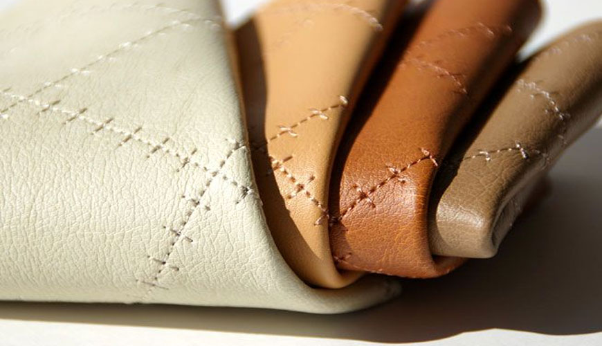 DIN 53351 Suni Deri ve Benzeri Kumaşların Testi - Kalıcı Katlanma Davranışı için Standart Test