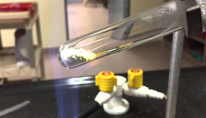 DIN 53436-2 Analitik-Toksikolojik Testleri için Malzemelerden Termal Ayrışma Ürünlerinin Üretilmesi - Termal Ayrışma Yöntemi