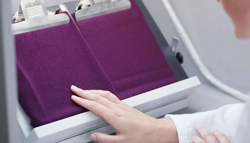 DIN 53887 Tekstilni testi - Standardni test za določanje zračne prepustnosti tekstilnih tkanin
