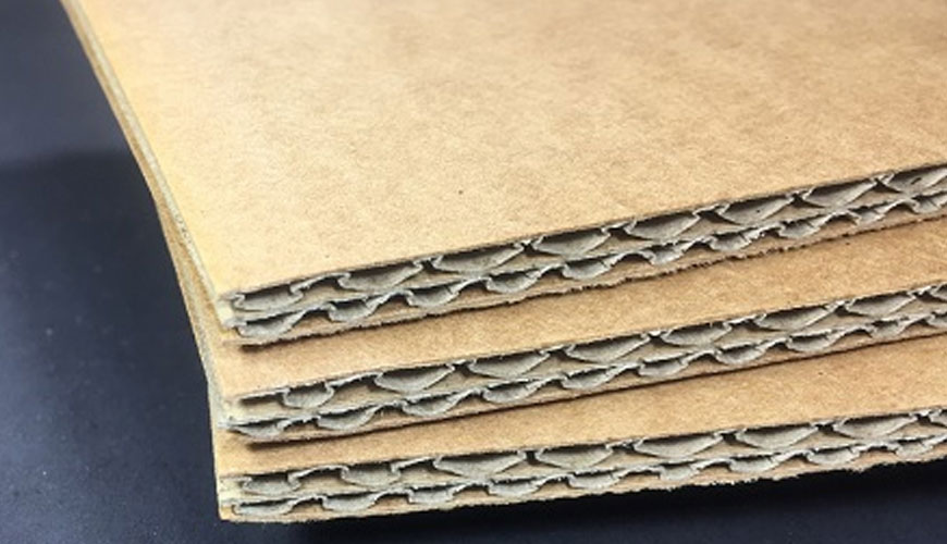 DIN 54608 Pappe Knickwiderstand Von Wellpappe Levha, Oluklu Mukavvanın Burkulma Direnci için Standart Test
