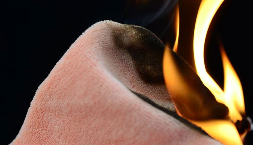 DIN 66081 Tekstil Ürünlerinin Yanma Davranışının Sınıflandırılması için Standart Test