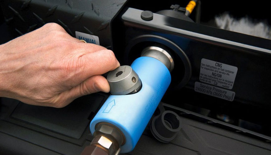 Visokotlačni cilindri ECE R110 za shranjevanje goriva zemeljskega plina za avtomobilska vozila na vozilu