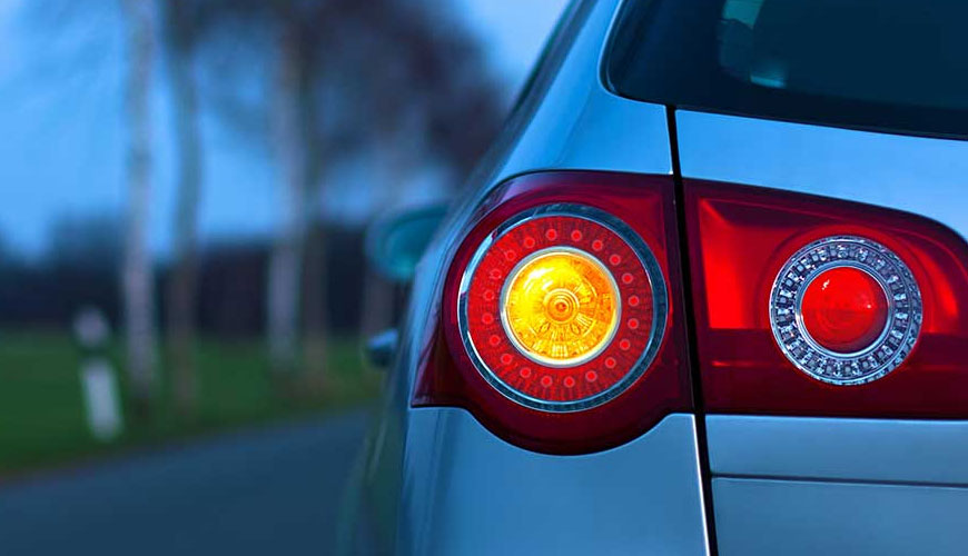 ECE R148 Elektrikli Araçlar ve Römorkları için Işıklı Sinyal Cihazları Test Standardı