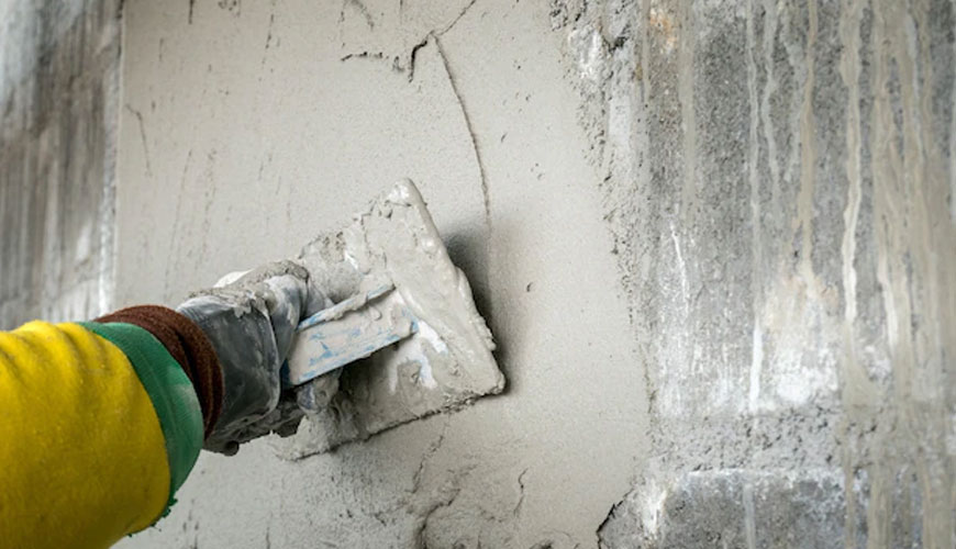 EN 1015-12 Duvar Harcı için Test Yöntemleri, Bölüm 12: Alt Yüzeylerde Sertleştirilmiş Sıva ve Sıva Harçlarının Yapışma Mukavemetinin Belirlenmesi için Standart Test