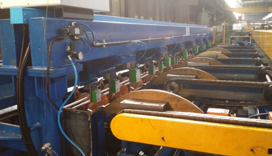 EN 10263-4 Soğuk Şişirme ve Soğuk Ekstrüzyon için Çelik Çubuk, Çubuklar ve Teller için Test