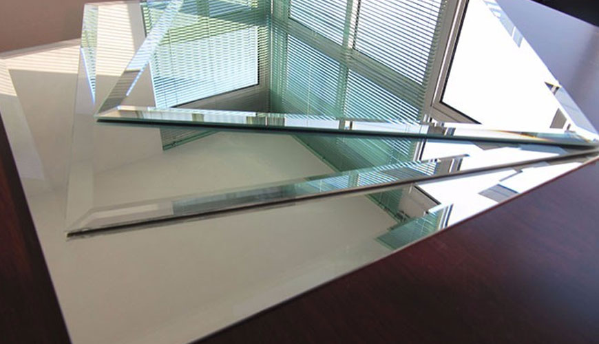 EN 1036-2 Zasteklitev zgradb – Ogledala iz flot stekla s srebrno prevleko za notranjo uporabo – 2. del: Standardni preskus za oceno skladnosti