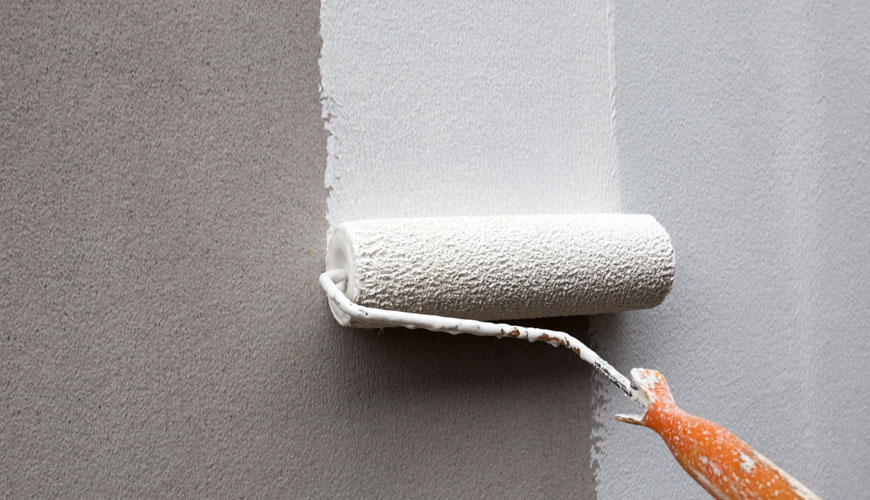 EN 1062-11 Barve in laki Preskus premaznih materialov in sistemov premazov za zunanje stene in beton