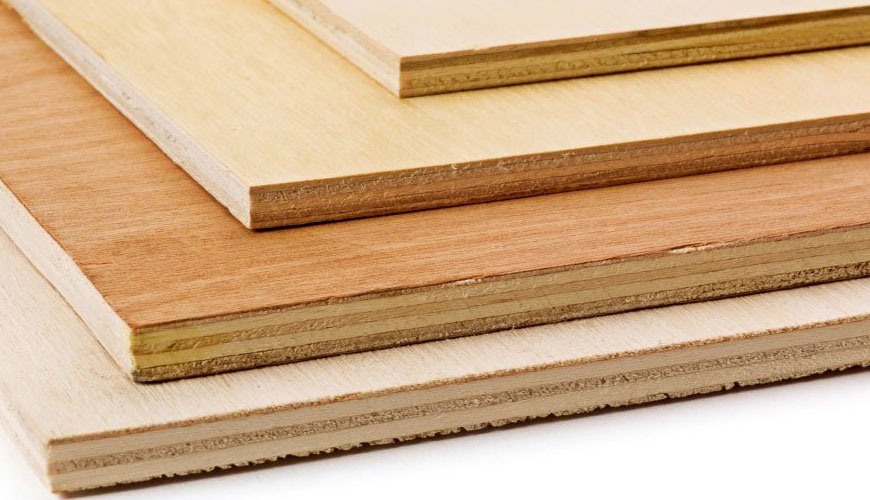 EN 1072 Standardni preskus za opis upogibnih lastnosti vezanega lesa, konstrukcijskega vezanega lesa
