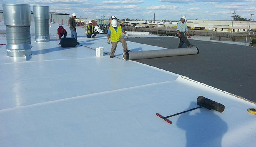 EN 1107-2 防水柔性板 - 尺寸穩定性的測定 - 第 2 部分：屋頂防水用塑料和橡膠板