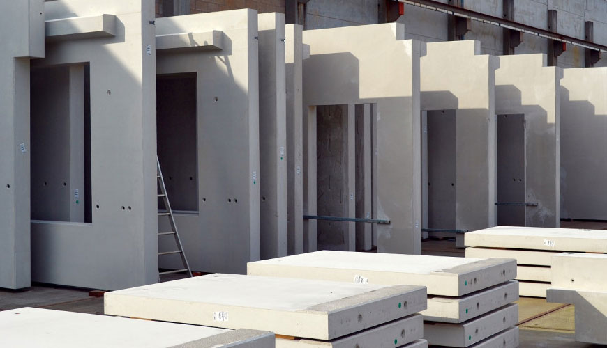 EN 1170-4 Prekast Beton Ürünler, Cam Elyaf Takviyeli Çimento için Deney Yöntemi Test Standardı