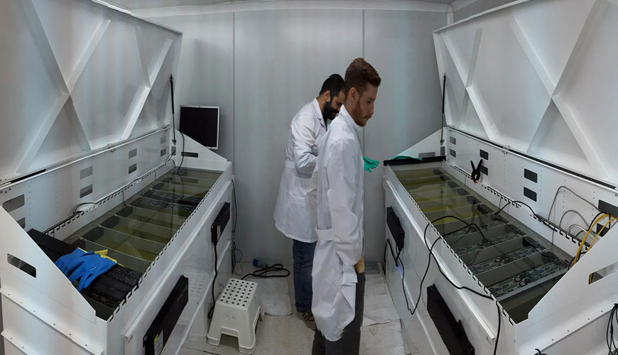 EN 1170-6 Prekast Beton Ürünler - Cam Elyaf Takviyeli Çimento - Daldırma Yoluyla Su Absorpsiyonunun ve Kuru Yoğunluğun Tayini Testi