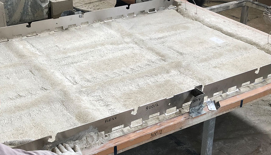 EN 1170-8 Cam Elyaf Takviyeli Çimento için Test Yöntemi - Bölüm 8: Döngüsel Ayrışma Tipi Testi