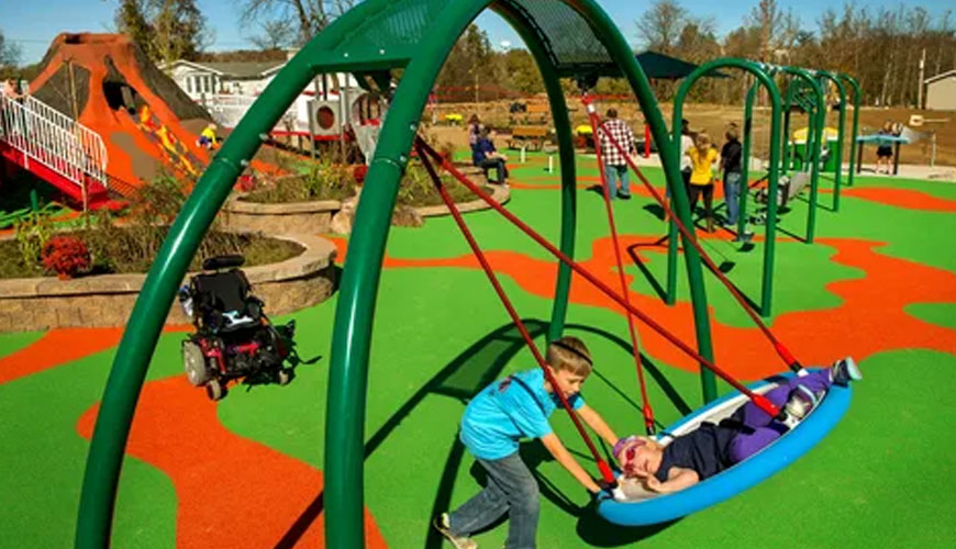 EN 1176-7 Oyun Alanı Ekipmanı ve Yüzey Kaplama, Bölüm 7: Kurulum, İnceleme, Bakım ve Çalıştırma Hakkında Rehberlik için Standart Test