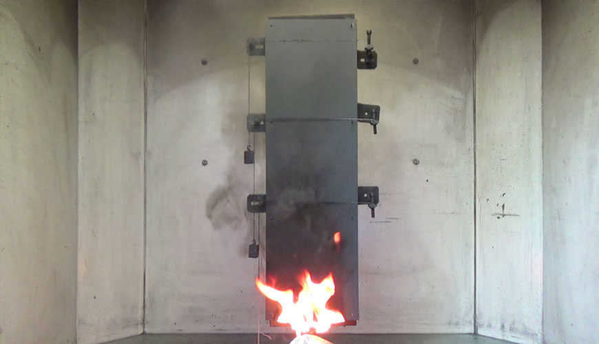 EN 1186-6 Test za požarno odpornost nosilnih delov stebra