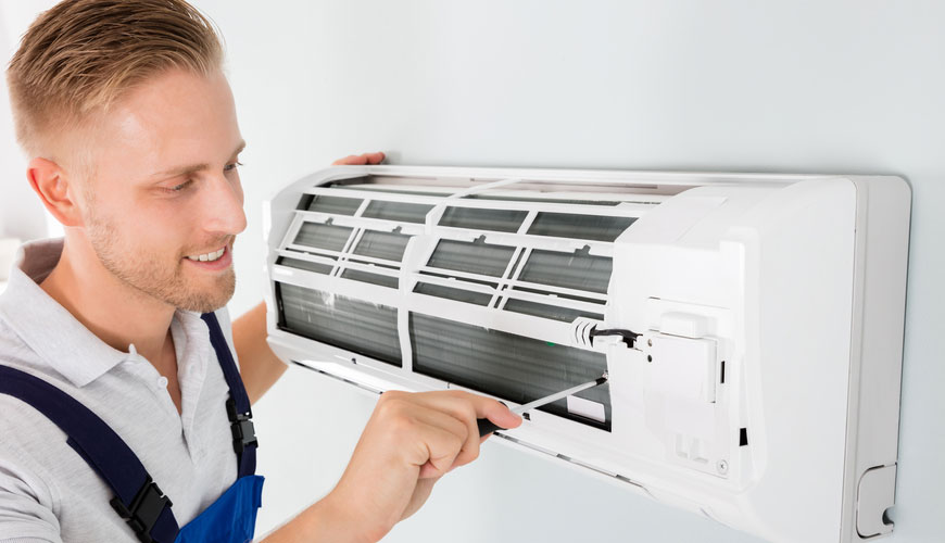 EN 12102-1 Elektrikle Çalışan Kompresörlü Klimalar, Sıvı Soğutma Paketleri, Isı Pompaları, Proses Soğutucuları ve Nem Gidericiler, Ses Gücü Seviyesinin Belirlenmesi Testi