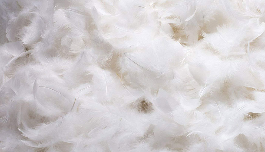 EN 12131 Tüy ve Kuş Tüyü - Test Yöntemleri - Tüy ve Kuş Tüyünün Kantitatif Bileşiminin Belirlenmesi (Manuel Yöntem)