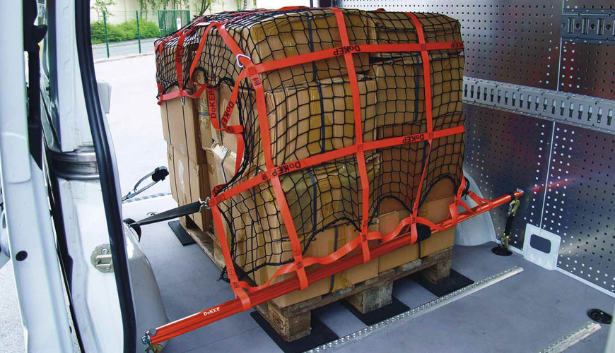 EN 12195-2 Karayolu Taşıtlarında Yük Sınırlama Tertibatları - Güvenlik - Bölüm 2: Suni Liflerden Yapılmış Ağ Bağlama