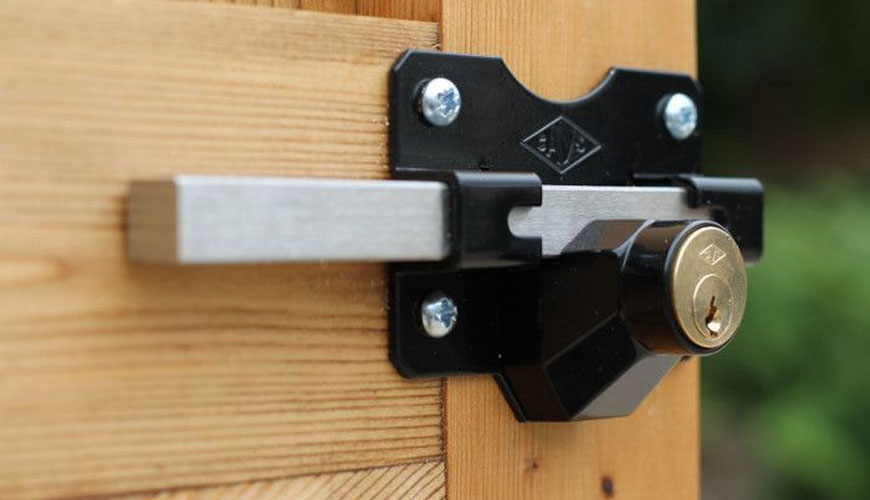EN 12209 Building Hardware - Mechanically Operated Locks and Locking Plates - Requirements and Test Methods