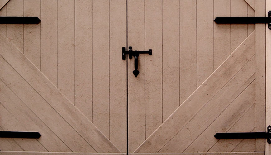 EN 12217 Kapılar - Çalıştırma kuvvetleri - Gereksinimler ve Sınıflandırma