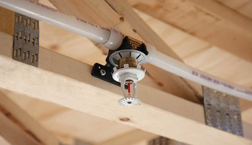 EN 12259-5 Sabit Yangınla Mücadele Sistemleri - Yağmurlama ve Su Püskürtme Sistemleri için Bileşenler - Su Akış Dedektörleri