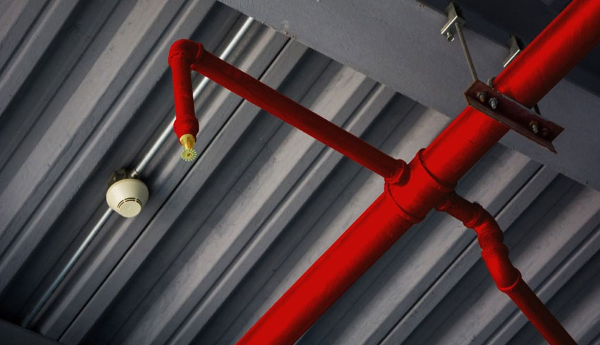 EN 12259-6 Sabit Yangınla Mücadele Sistemleri - Sprinkler ve Su Püskürtme Sistemleri için Bileşenler - Boru Bağlantıları