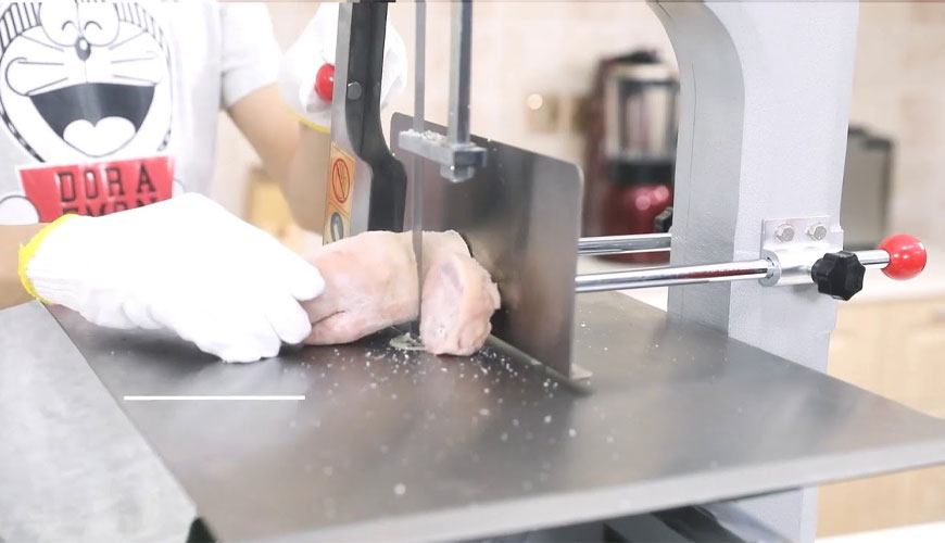 EN 12267 Gıda İşleme Makineleri - Daire Testere Makineleri için Test