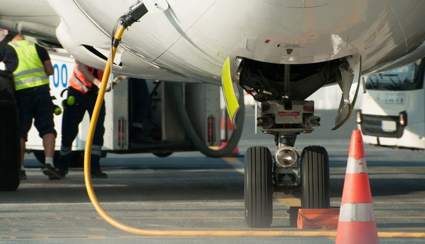 EN 12312-5 Podporna oprema za letala na tleh, 5. del: Standardni preskus opreme za oskrbo z gorivom v letalih